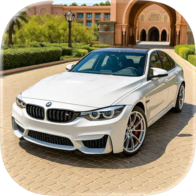 White car game icon